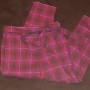 Plaid Pink Pants